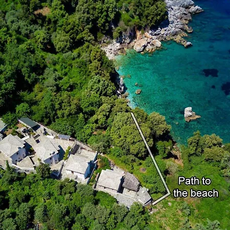 Hideaway In With Private Access To Sea Anna's Horizon Case de vacanță Damouchari